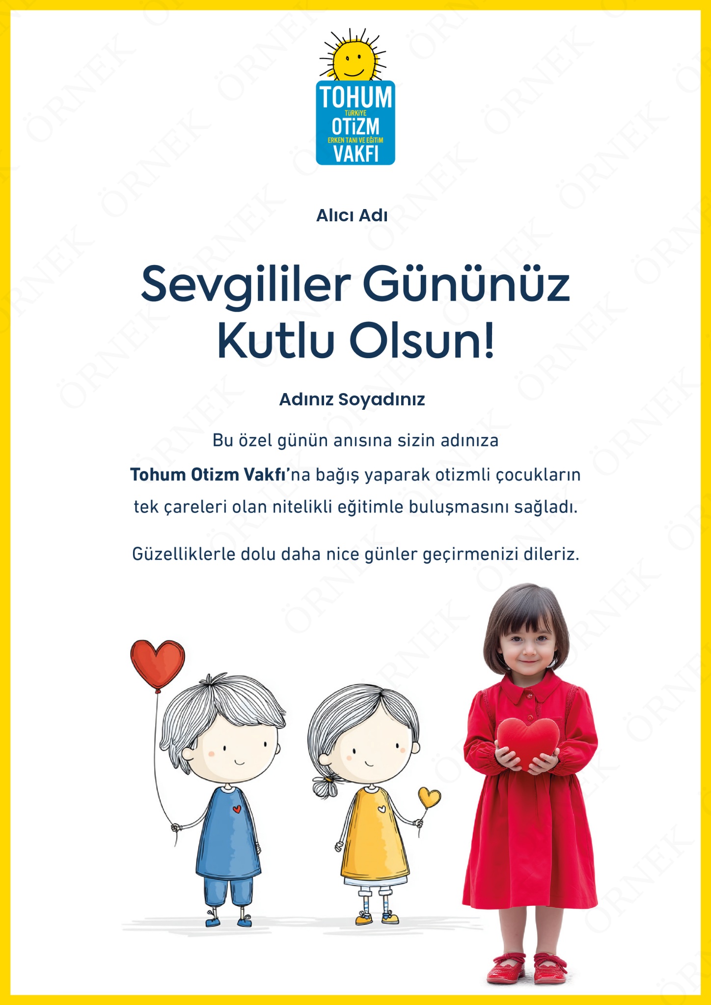Sevgililer Günü Kutlama Sertifikası I 03