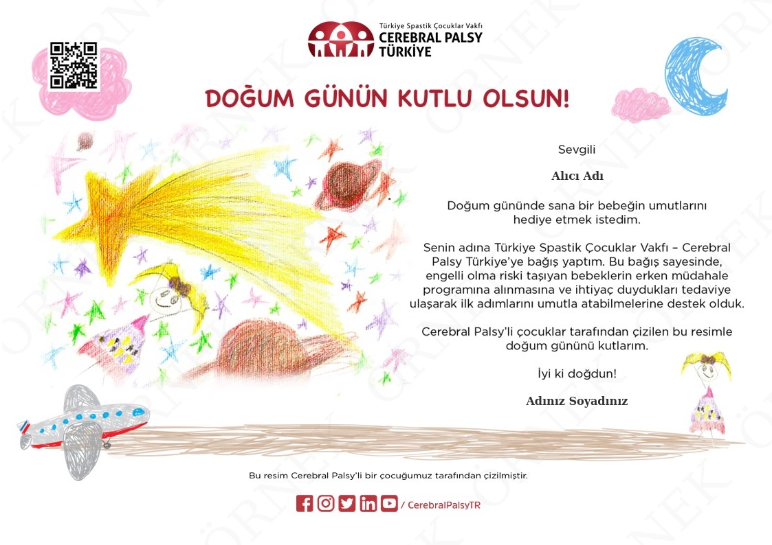 Doğum Günü Sertifikası - Samanyolu