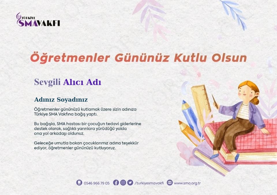 Öğretmenler Günü Sertifikası - 2