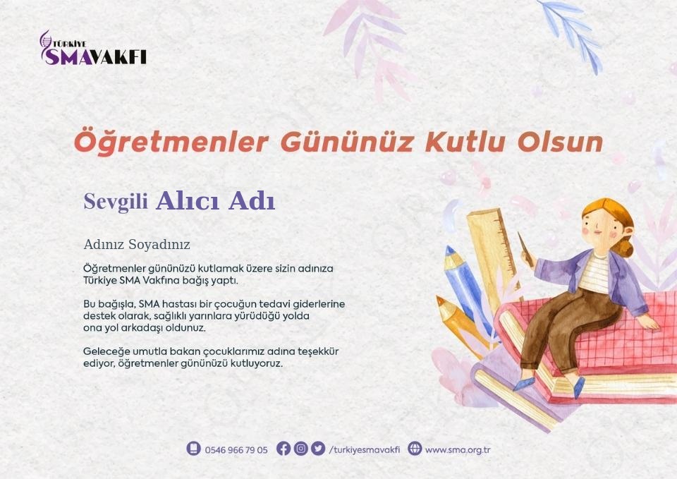 Öğretmenler Günü Sertifikası - 2