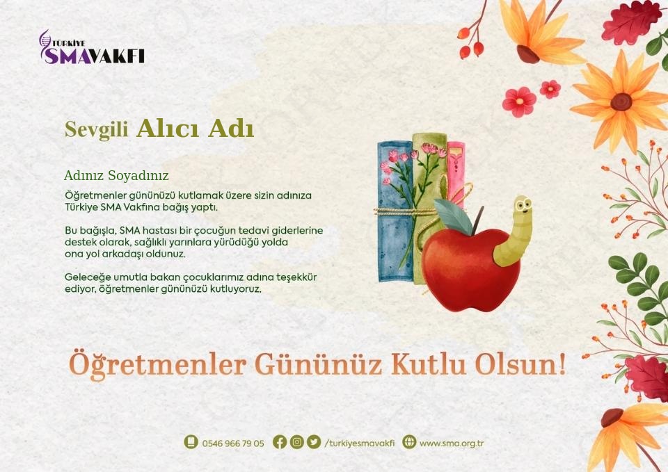 Öğretmenler Günü Sertifikası - 3