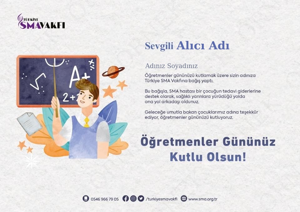 Öğretmenler Günü Sertifikası - 6