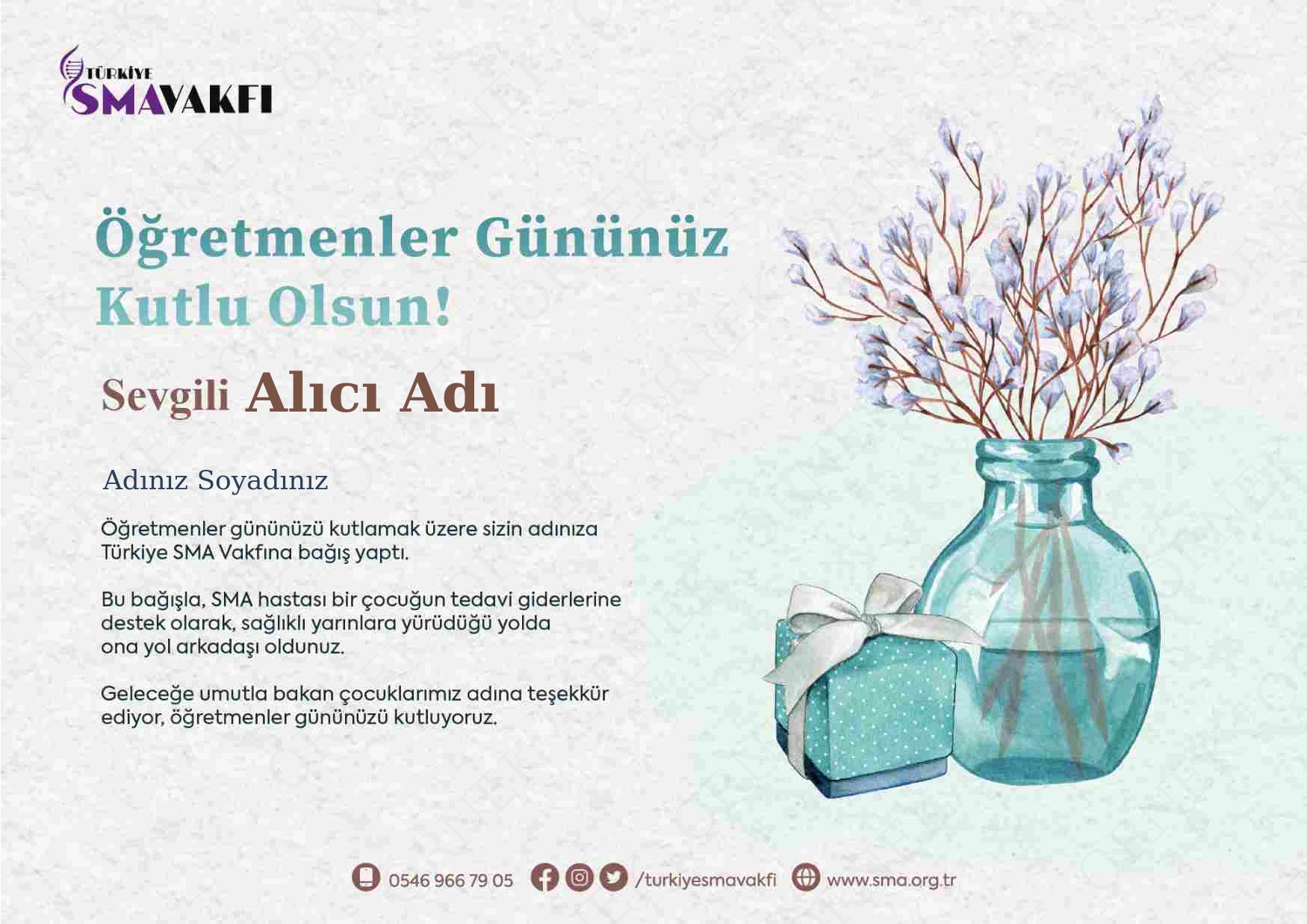 Öğretmenler Günü Sertifikası - 7