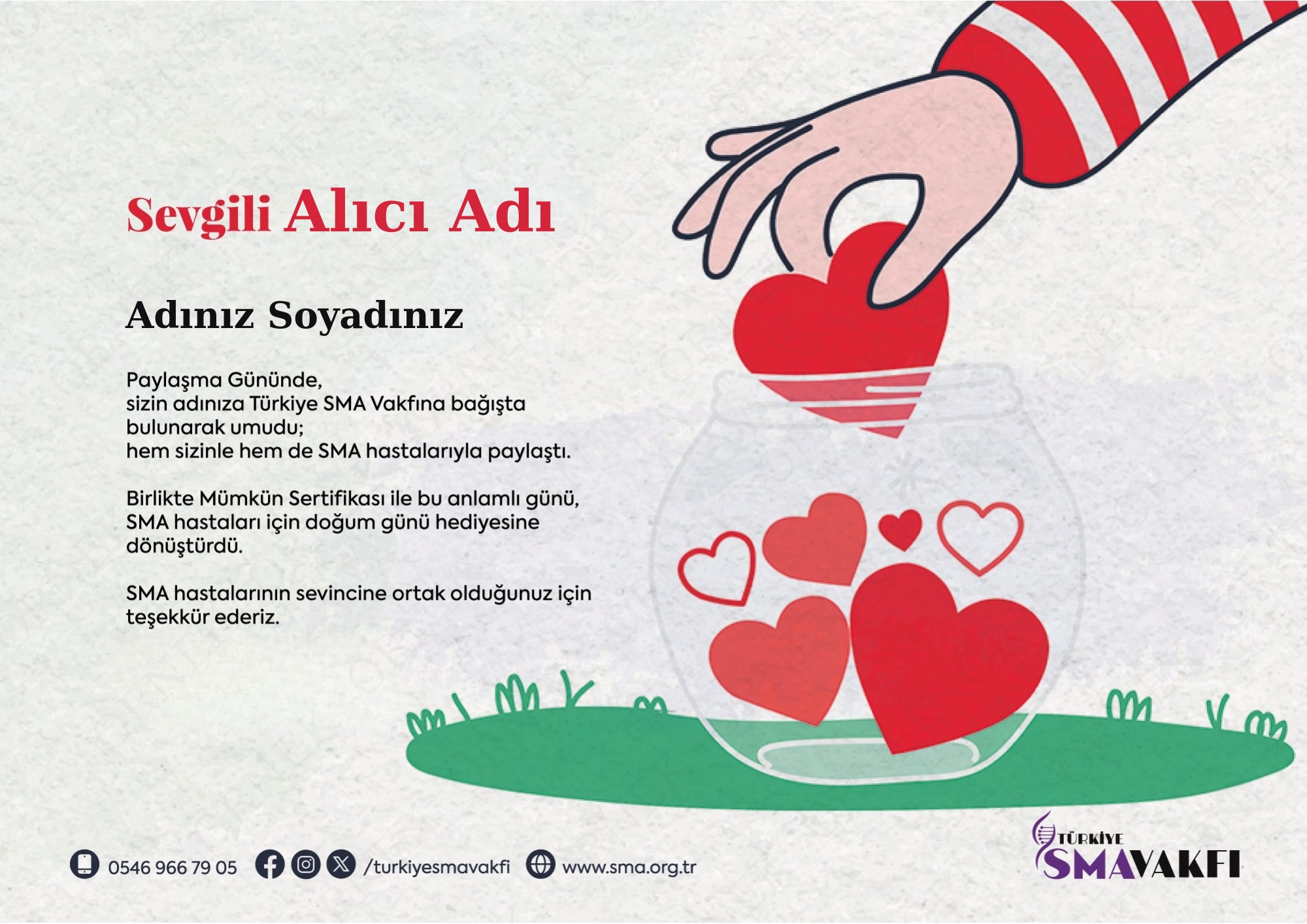 Paylaşma Günü "Birlikte Mümkün " Sertifikası - 2