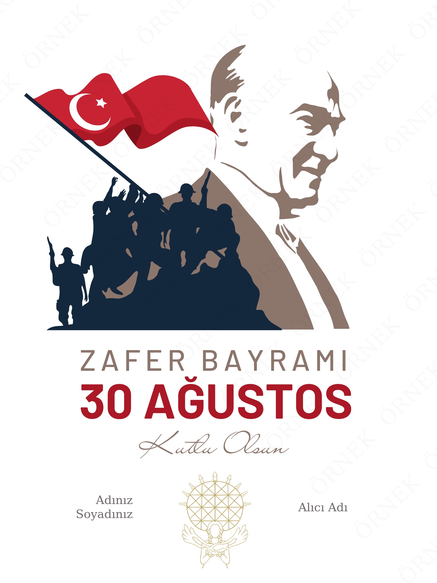 30 Ağustos Zafer Bayramı Kart 2