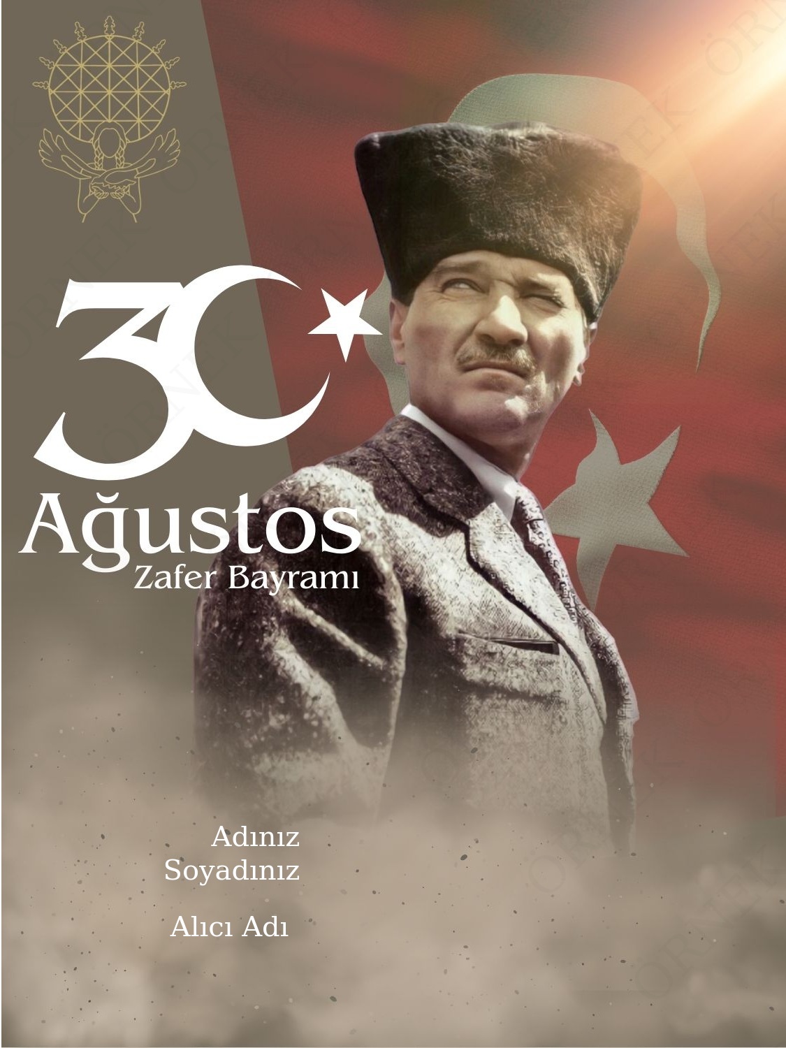 30 Ağustos Zafer Bayramı Kart 4