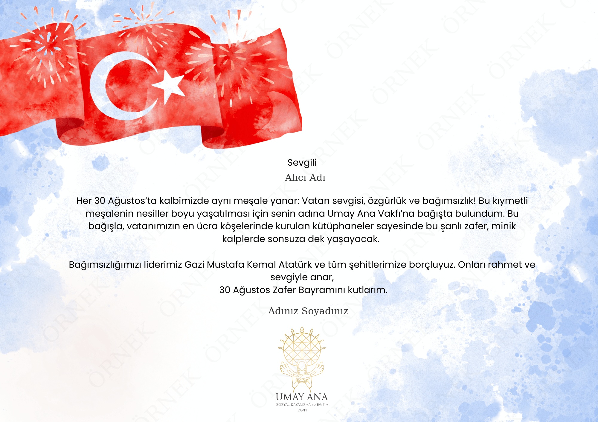30 Ağustos Zafer Bayramı 1