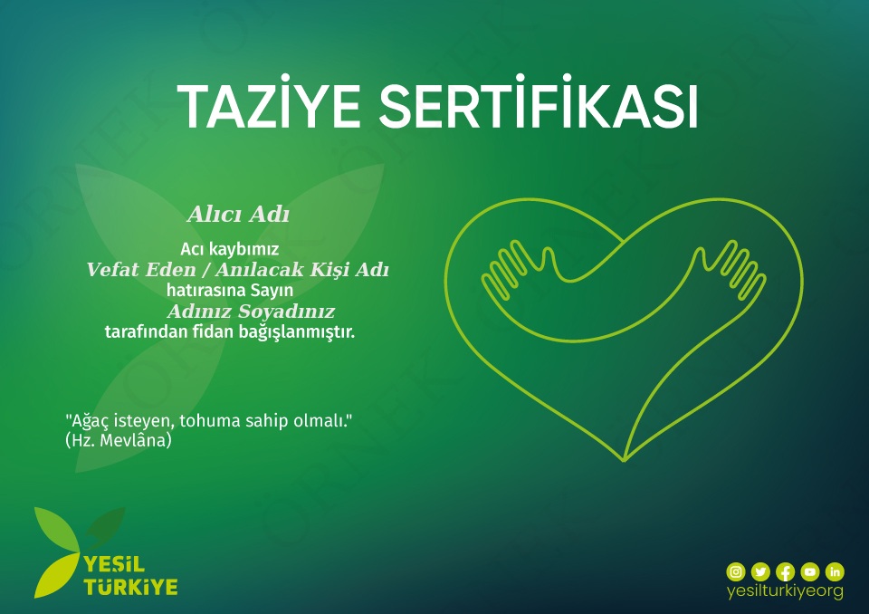 Taziye Sertifikası